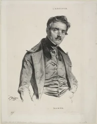 Porträt des Bildhauers Antoine-Louis Barye