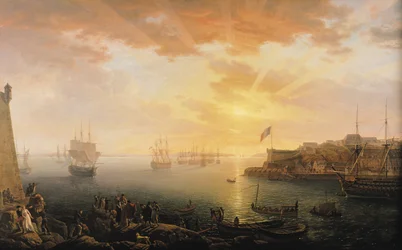 Ansicht des Hafens von Brest, 1796