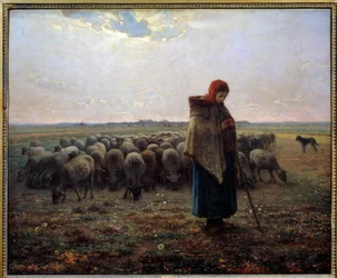 Der große Hirte und seine Schafe
