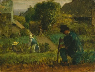 Gartenszene, 1854