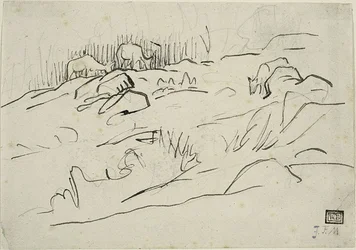 Landschaft mit Vieh