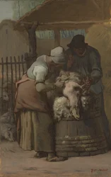 Die Schafscherer, 1857-61