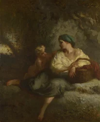 Das Flüstern, ca. 1846