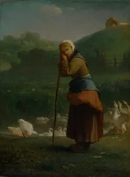 Das Gänsemädchen von Gruchy, 1854-6