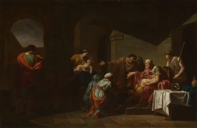 Belisar erhält Gastfreundschaft von einem Bauern, 1779
