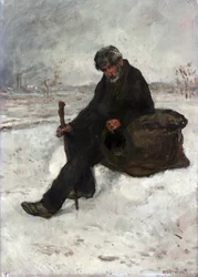 Ein Philosoph, Cheminot im Schnee