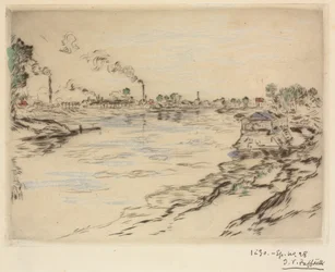 Die Seine, in Asnières, 1894