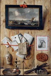 Ecke des Künstlerateliers