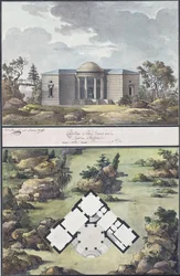 Pavillon im englischen Garten, 1795