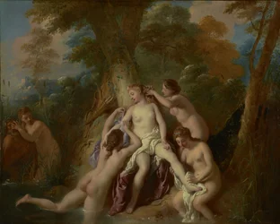 Diana und ihre Nymphen beim Baden, 1722-4