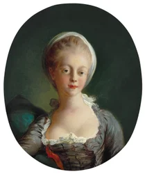 Fragonard - Porträt einer jungen Dame, ca. 1770 - 1772