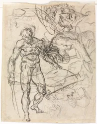 Figurenstudien (verso)