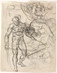 Figurenstudien verso