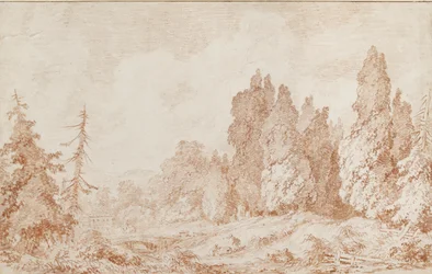Landschaft mit einer Brücke