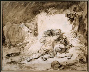 Die Scheune (Detail)