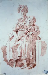 Junges Mädchen und ihre kleine Schwester