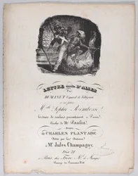 Brief aus Algerien, ca. 1835