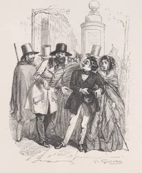 Man könnte Ihnen drei Jahre lang Vorwürfe machen, wenn Sie ihren Hut fallen ließen. aus dem Kleinen M..., 1843