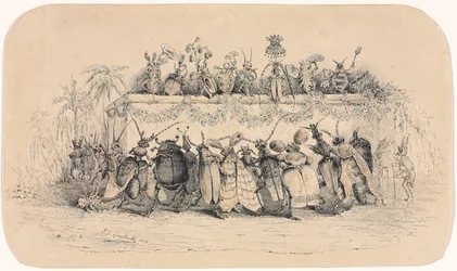 Ein Insektenball, 1835