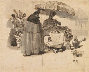 Studie für "Au Bouquet de persil" (Ein Bouquet Petersilie)