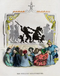 Das Berliner Schattenspiel, 1840er Jahre.