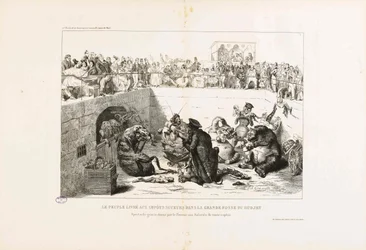 Das Volk an den Vampirsteuern ausgeliefert. Aus La Caricature, 1833