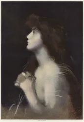 Studie einer Frau