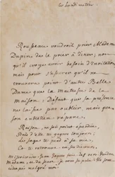 Korrespondenz Jean-Jacques Rousseau und Louise Dupin (um 1754)