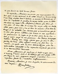 Brief von Jean Jacques Rousseau, 15. Juli 1764