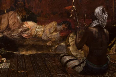 Inneres eines Harems in Marokko (Detail)
