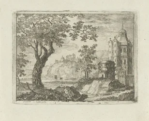 Turm in einer Landschaft