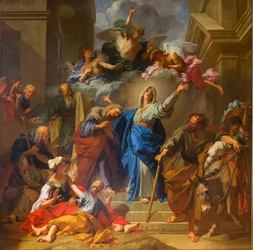 Die Heimsuchung der Jungfrau (Der Magnificat) von Jean Jouvenet