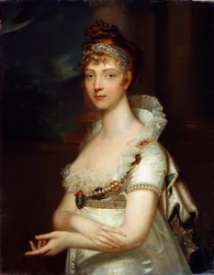 Porträt der Kaiserin Elisabeth Alexejewna