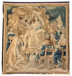 Brüsseler Wandteppich aus einem Satz von sechs, ca. 1650