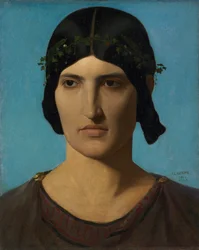 Kopf einer italienischen Frau, 1847-1860