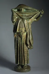 Frau mit Schleier, ca. 1891