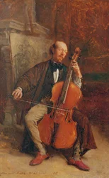 Alexandre Batta, der Cellist, 1855