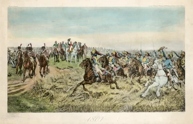 Angriff der französischen Kürassiere bei Friedland am 14. Juni 1807