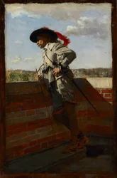 Auf einer Terrasse, 1867
