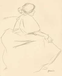 Eine Studie in Kreide, ca. 1872-1898