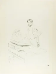 Forain, Lithograph