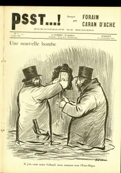 Illustration von Jean-Louis Forain (1852-1931) in Psst...!
