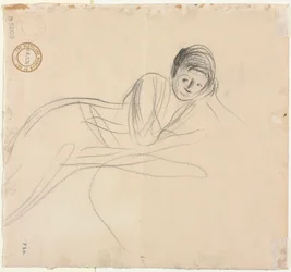 Liegende Frau (verso)