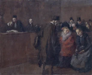 Die Gerichtsszene, 1910