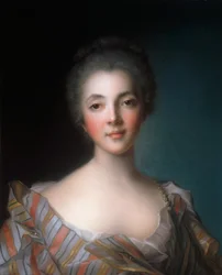 Porträt von Louise Marie Madeleine de Fontaine-Dupin (1706-1799)