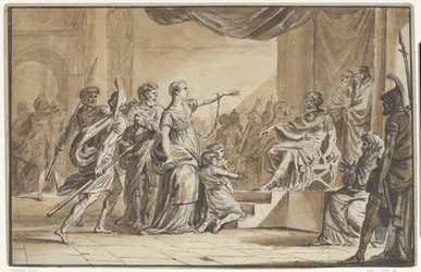 Sabinus und Epponina von Vespasian verurteilt