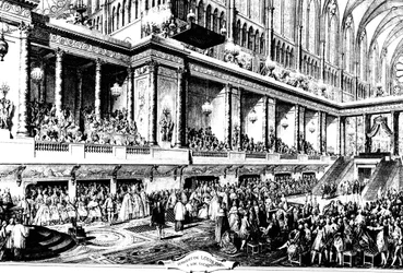 Die Krönung von Ludwig XVI. von Frankreich, 1775