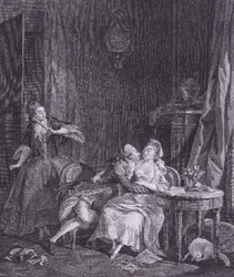 Die Überraschung (Gravur)