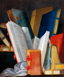 Allegorie der Literatur und des Lesens (Detail)