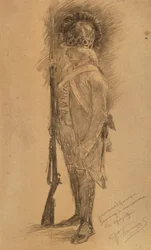 Ein Soldat